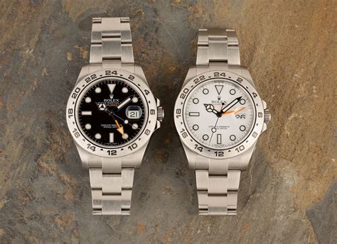 rolex explorer 2 unterschiede|rolex explorer vs ii.